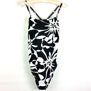 Mooloolaba One-Piece Swimsuit Black & White
